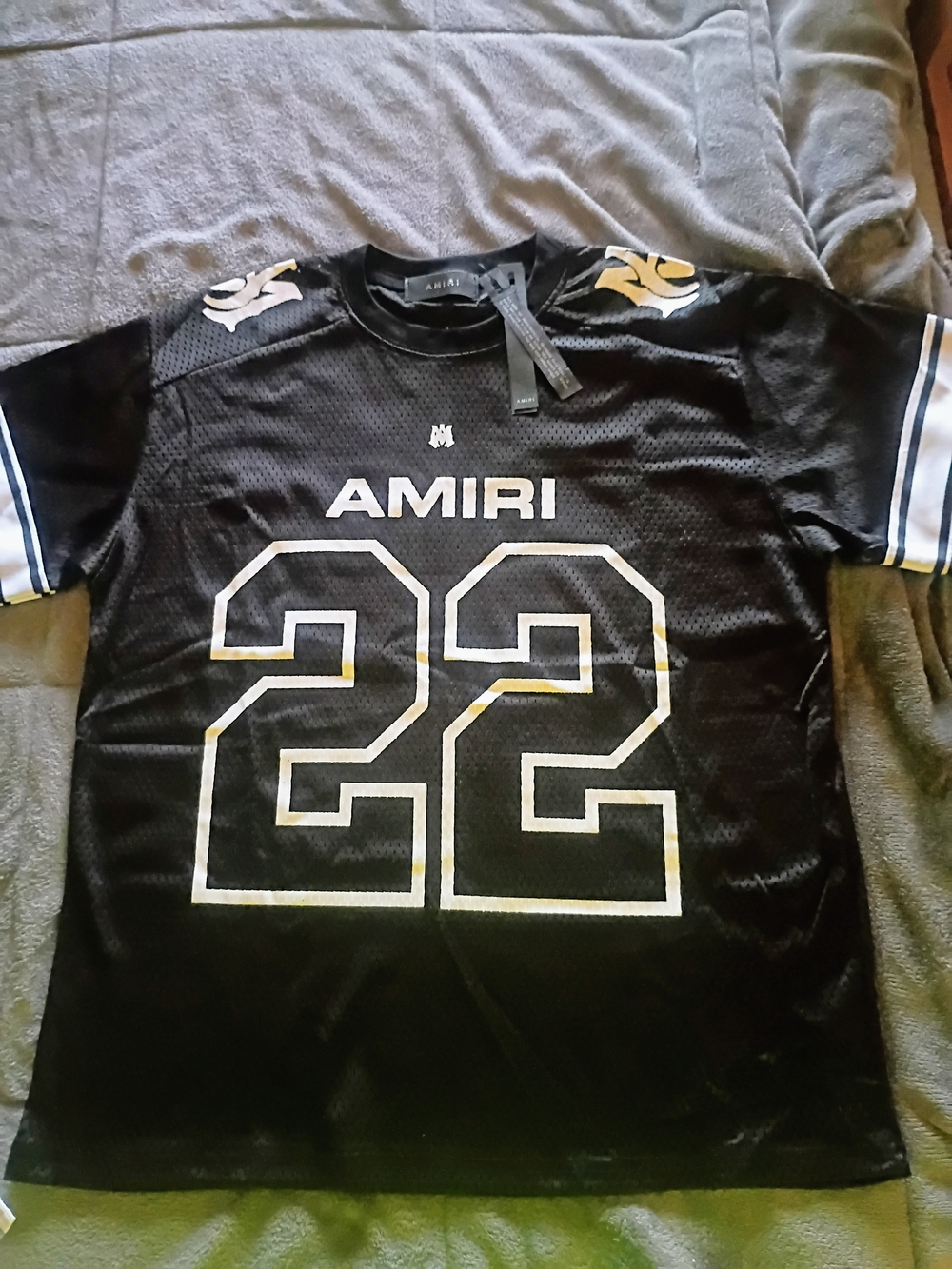 AMIRI Black Mesh Jersey